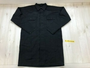 美品！白狼 メンズ 胸ポケット付き ロングシャツジャケット L 黒