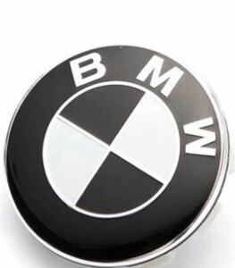 BMWエンブレム 白黒 82mm2枚