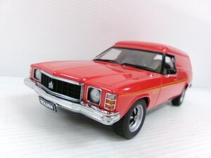 オートアート・ビアンテ 1/18 ホールデン HX サンドマン パネルバン 1976 マンダリンレッド サーフボード付 (1331-560)