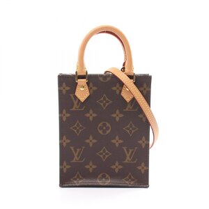 ルイ・ヴィトン プティット サックプラ モノグラム ブランドオフ LOUIS VUITTON ハンドバッグ モノグラム 中古 レディース