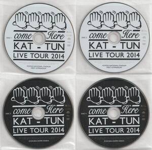 02-33★送料無料★ケース無し★４枚組★KAT-TUN LIVE TOUR 2014★代々木第一体育館＋京セラドーム★334分★ディスクのみ★