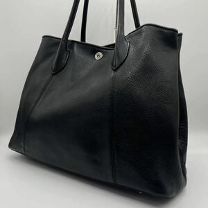 「1円UNITED ARROWS ユナイテッドアローズ トートバッグ ビジネスバッグ バーニーズニューヨーク型　A4サイズ収納　肩掛け オールレザー