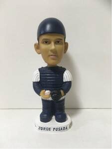 2002 ホルヘ・ポサダ 球場配布 バブルヘッド NYヤンキース 限定・非売品 Jorge Posada