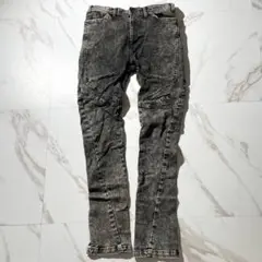 24ss 定価6万　JULIUS ユリウス　ライダースパンツ　ストレッチ　デニム