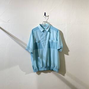 vintage euro design polo shirt ヨーロッパ古着 ビンテージ デザインポロシャツ デザインシャツ 半袖ポロシャツ 70s 80s