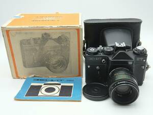 ほぼ新品の 一眼レフゼニット Zenit-ET Helios-44-2 BIOTAR #1561B