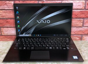 1円～ ●SONY VAIO Pro PK / Core i5 8265U (1.60GHz) / メモリ 8GB / SSD 256GB / 14型 フルHD (1920×1080) / Windows10 Pro 64bit