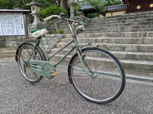 SKスペシャル号 実用車 昭和 レトロ 自転車 三木自転車製作所　ロッドブレーキ　運搬車　修理済み　ビンテージ　ジブリ　