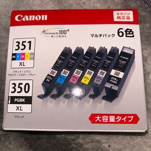 新品未開封　 Canon インクカートリッジBCI-351XL 350XL/6MP大容量タイプ