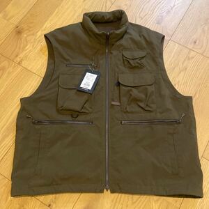 23SS DAIWA PIER39 ダイワピアサーティナイン BJ-51023 TECH BUSH VEST テックブッシュベスト 茶 ブラウン M定価31900円 タグ付き