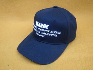 未使用 タグ付き XLARGE キャップ☆LA STORE ADD CAP☆ブラック ONE SIZE