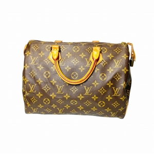 LOUIS VUITTON ルイヴィトン スピーディ30モノグラム PVC ボストンバッグ ブラウン A-6745