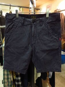 WTAPS ダブルタップス 15SS BUDS SHORS SHORTS. COTTON. SATIN コットンショーツ ハーフパンツ 紺 L