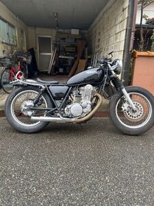 sr400 カスタム 車体 rh01j 車検残1年半 カスタムパーツ付き ヤマハ YAMAHA SR400 フロントディスクブレーキ 