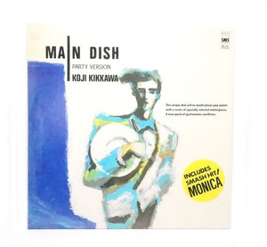 中古 良品 吉川晃司 MAIN DISH 12インチ レコード シングル SM15-5412