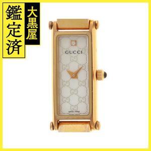 GUCCI　グッチ　1500L　GP（ゴールドメッキ）　女性用クオーツ時計【473】