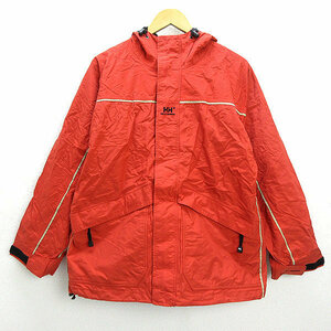 WW■ヘリーハンセン/HELLY HANSEN TECHマウンテンパーカ/スノボジャケットJKT■橙色系【メンズM】MENS/雪山【中古】■