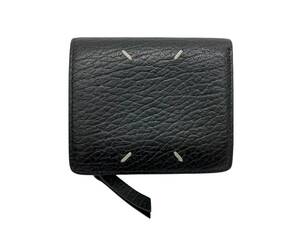 Maison Margiela メゾンマルジェラ WALLET FLIP FLAP SMALL ウォレット フリップ フラップ スモール レザー ミニ財布 SA1UI0023 黒/028