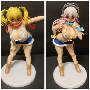 すーぱーぽちゃ子 すーぱーそに子 フィギュア Winter ver. セット そに子 グッズ ぽちゃ子