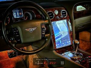 工賃込み:カーボン ALL in One Android ナビ AC エアコンユニット BENTLEY ベントレー コンチネンタルGT フライングスパー 2003～2019