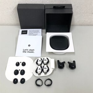 【ジャンク】BOSE ボーズ ワイヤレスノイズキャンセリングイヤホン QuietComfort Earbuds II トリプルブラック 241115SK170485