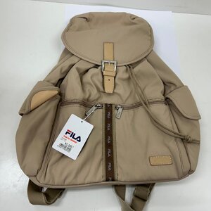 〇　リュックサック　FILA 14L ベージュ　長期保管品