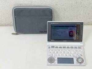 【CASIO電子辞書 EX-word DATEPLUS6 エクスワード XD-D4700】 タッチペン付属/ホワイト/白/カシオ/通電OK/A69-092