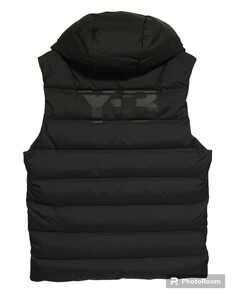 ★新品同様 Y-3 防寒 M CLASSIC PUFFY DOWN VEST シームレス ダウンベスト GK4581 ブラック メンズ Mサイズ クリーニング済