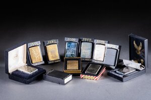 【華】某有名収集家買取品 時代物 ライターの山 11点 ZIPPO古美術 骨董品A240100114-RI