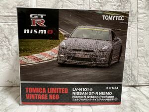 【美品！新品未開封！】1/64 LV-N101d 日産GT-R NISMO NISMO N Attack package ニュルブルクリンク タイムアタック仕様