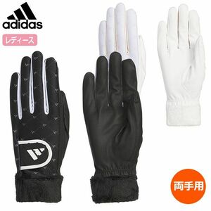 値下げ ■ 即決 ■ 送料無料 ■ adidas ■ アディダス ■ モノグラム　ウォーム　ペアグローブ ■ MMT78（ブラック）L