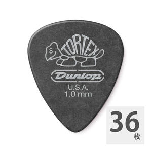 JIM DUNLOP 488 Tortex Pitch Black Standard 1.0mm ギターピック×36枚