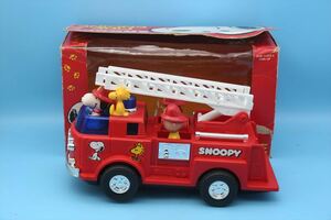 80s ITT SNOOPY FIRE ENGINE/スヌーピー 消防車/ヴィンテージ/178927403