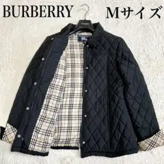 美品 BURBERRY ノバチェック キルティングジャケット バーバリー 黒