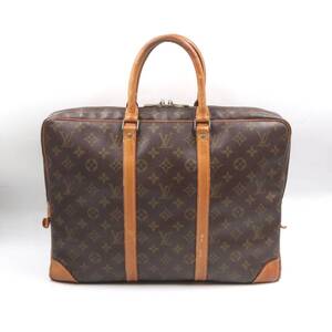 ★LOUIS VUITTON ルイヴィトン M53361 モノグラム ポルト ドキュマン ヴォワヤージュ ハンドバッグ トート ブラウン系 