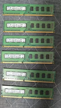 Samsung 4GB DDR3 メモリ 6枚セット