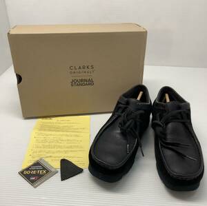 ★ 美品 箱あり Clarks × JOURNAL STANDARD クラークス 23-093-610-0001-3-0 Wallabee GTX ワラビー デザートブーツ 27.0 ブラック 通年