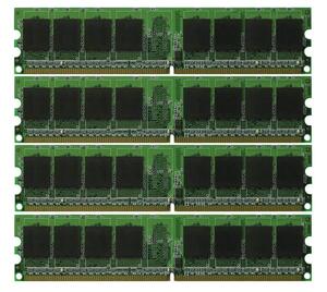 【中古】4GB (4x1GB) デスクトップメモリ PC2-5300 DDR2-667 Dell Vostro 200用 スリムタワー用