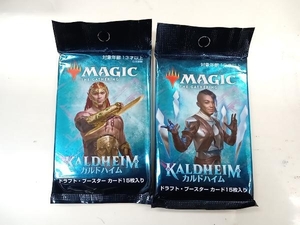 未開封品 トレカ マジック・ザ・ギャザリング/MTG 日本語版 カルドハイム ドラフト・ブースターパック 2点セット