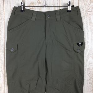 Women's XS グリーン系 Haglofs ( ホグロフス ) ミッド Q トレイル カーゴ パンツ Mid Q Trail Cargo