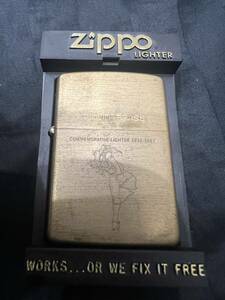 ZIPPO ジッポー 50周年記念 COMMEMORATIVE コメモラティブ　1932-1982 1987 ウィンディ ライター　solid brass ソリッドブラス　ビンテージ