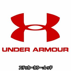 送料0★30cm【UNDER ARMOUR】アンダーアーマー★　アスリート・サッカー・野球・スポーツステッカー(0)