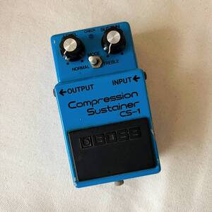 -■BOSS CS-1 Compression Sustainer 1981年製 銀ネジ ■-