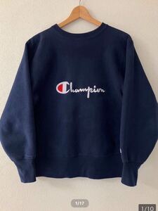 Champion チャンピオン リバースウィーブ Mサイズ　ダークネイビー　90s初期　USA製 オールドスウェット