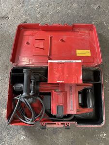 HILTI ヒルティTP400 電動ブレーカー ハツリ機 ハンマドリル電動ハンマー ハンマードリル 　100V　50-60Hz 1020W ケース付 中古 動作確認済