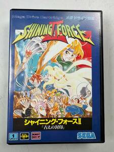 ♪【中古】SEGA MEGA DRIVE ソフト シャイニング・フォースⅡ 古えの封印 セガ メガドライブ カセット 動作未確認 ＠送料520円(6)