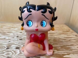 mG 80 ベティーちゃん Betty Boop 貯金箱 レトロ 当時物 置物 フィギュア ソフビ インテリア ベティ・ブープ ※変形あり、汚れあり、現状品