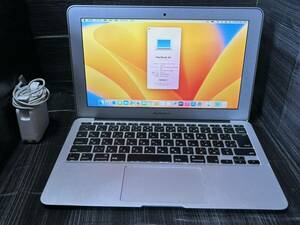 YouTube CMカット　A1465 MacBook Air 11.6 i5 4GB 64GB Ventura導入済み