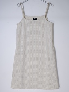 STUSSY/ステューシー 2020SS Tonal Jacquard dressジャガード ドレス ワンピース [LOPA76130]