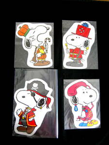 ●即決●スヌーピー/ダイカットポストカード/絵はがき●ファミリア●MY SNOOPY COLLECTION限定4枚セット●未使用新品